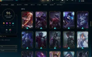 Conta Lol Full Acesso - 1693 Rp - 100+ Skins - 167 Campeões