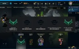 Conta Smurf Lol Esmeralda