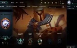 Conta Platina 4 com skin prestigio Aatrox
