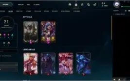 Conta Platina 4 com skin prestigio Aatrox