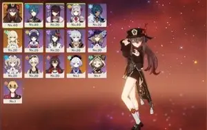 Hu tao+petição do dragao, xingqiu+espada do sacrificio Ar19