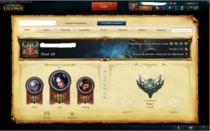 Conta League of Legends Atualmente Prata 1 70k de ip