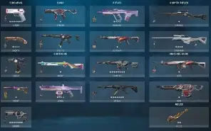 Conta de valorant smurf com varias skins