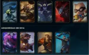 CONTA DE LOL UNRANKED - 52 CAMPEÕES - 25 SKINS