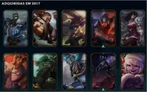 CONTA DE LOL UNRANKED - 52 CAMPEÕES - 25 SKINS