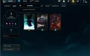 Conta platina 4 com 26 Champs e 3 Skins