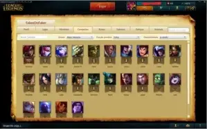 Conta Prata Com varios champs