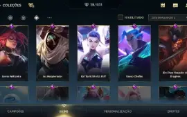 Conta de League of Legends, Wild Rift e Valorant