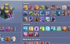Clash of clans cv14 top,6 Construtores