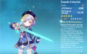Conta ar 55 com  venti,qiqi,ganyu,klee,diluc,mona e jean