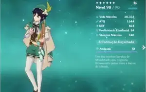 Conta ar 55 com  venti,qiqi,ganyu,klee,diluc,mona e jean
