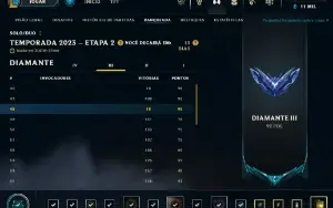 Conta Diamante 3 (92 Pdl) Full Acesso Caindo Com Mestre