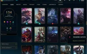 Conta Lol 134 skins ativa desde a Season 6