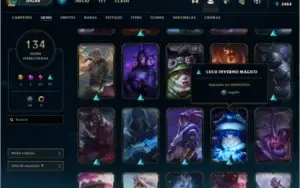 Conta Lol 134 skins ativa desde a Season 6