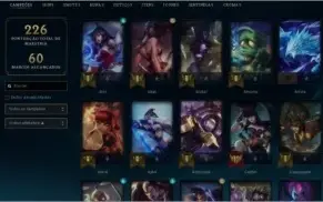 acc lvl163 diamond 4 - 89 skins 220,00R$