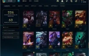 acc lvl163 diamond 4 - 89 skins 220,00R$
