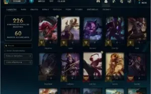 acc lvl163 diamond 4 - 89 skins 220,00R$