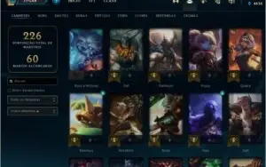 acc lvl163 diamond 4 - 89 skins 220,00R$
