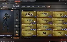 Conta CrossFire BR 21 VIPS 60+ MNs com L.A SWAT