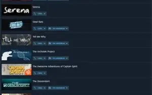 STEAM COM 25 JOGOS, INCLUIDO LITTLE NIGHTMARES