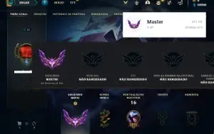 Conta MESTRE com 22 Champs e 2 Skins ( 81% de Win Rate )