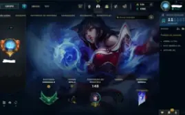 Conta LOL Esmeralda 2 com várias skins