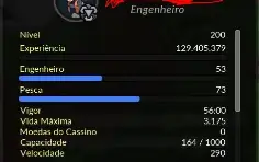 Vendo Acc Nível 200 Orebound- Mundo Prisma