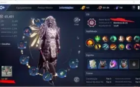 Conta Mir4 Guerreiro lvl 64 | 65k power [SA84]