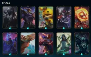 Conta LOL mono teemo com varias skins