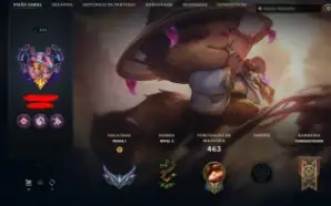 Conta LOL mono teemo com varias skins