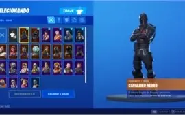 Conta com  Black Knight, Atemporal e O Ceifeiro +26 skins