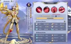 Conta Saint Seiya Awakening com Pouco investimento