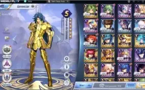 Conta Saint Seiya Awakening com Pouco investimento