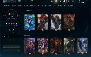Conta Full Acess | All Champ |M/Kindred | Nv 449 | 455 Skins