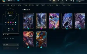 Conta Full Acess | All Champ |M/Kindred | Nv 449 | 455 Skins