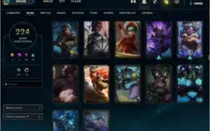 Conta de LoL (Diamante) (200+ skins) (ALL CHAMPS)  (40k EA)