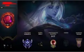 Conta de LoL (Diamante) (200+ skins) (ALL CHAMPS)  (40k EA)