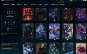 Conta de LoL (Diamante) (200+ skins) (ALL CHAMPS)  (40k EA)