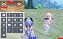 Conta Genshin Impact AR49 - Ganyu + Klee - Armas 4*
