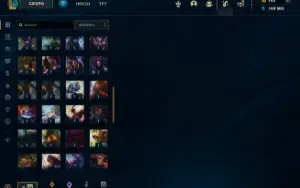 Conta Lol Nivel 577 + 119 Skins Platina 1 Com Todos Campeoes