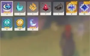5 ESTRELAS= ZHONGLI, DILUC, QIQI 2 ESTRELASS, HARPA E ESPINH