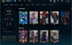 Conta LOL (4 mil reais em skins)