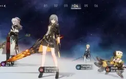 Honkai Star Rail com Jing Yuan, Yanqing, Tingyun