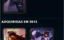 Conta Lol level 148 33 skins 134 campeões Platina IV