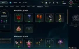 Conta lol 2013 292 skins Plat II