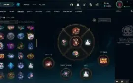 Conta lol 2013 292 skins Plat II