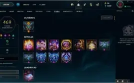 Conta lol 2013 292 skins Plat II