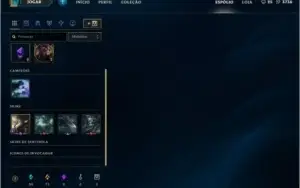 Conta Ouro 5 - 23 campeões com Skin Hecarim Lanceiro Zero