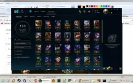 conta lol platina 5, com icone rarissimo LAS player beta