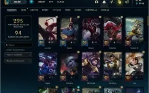 Conta prata 3 com 87 Champs e 64 Skins